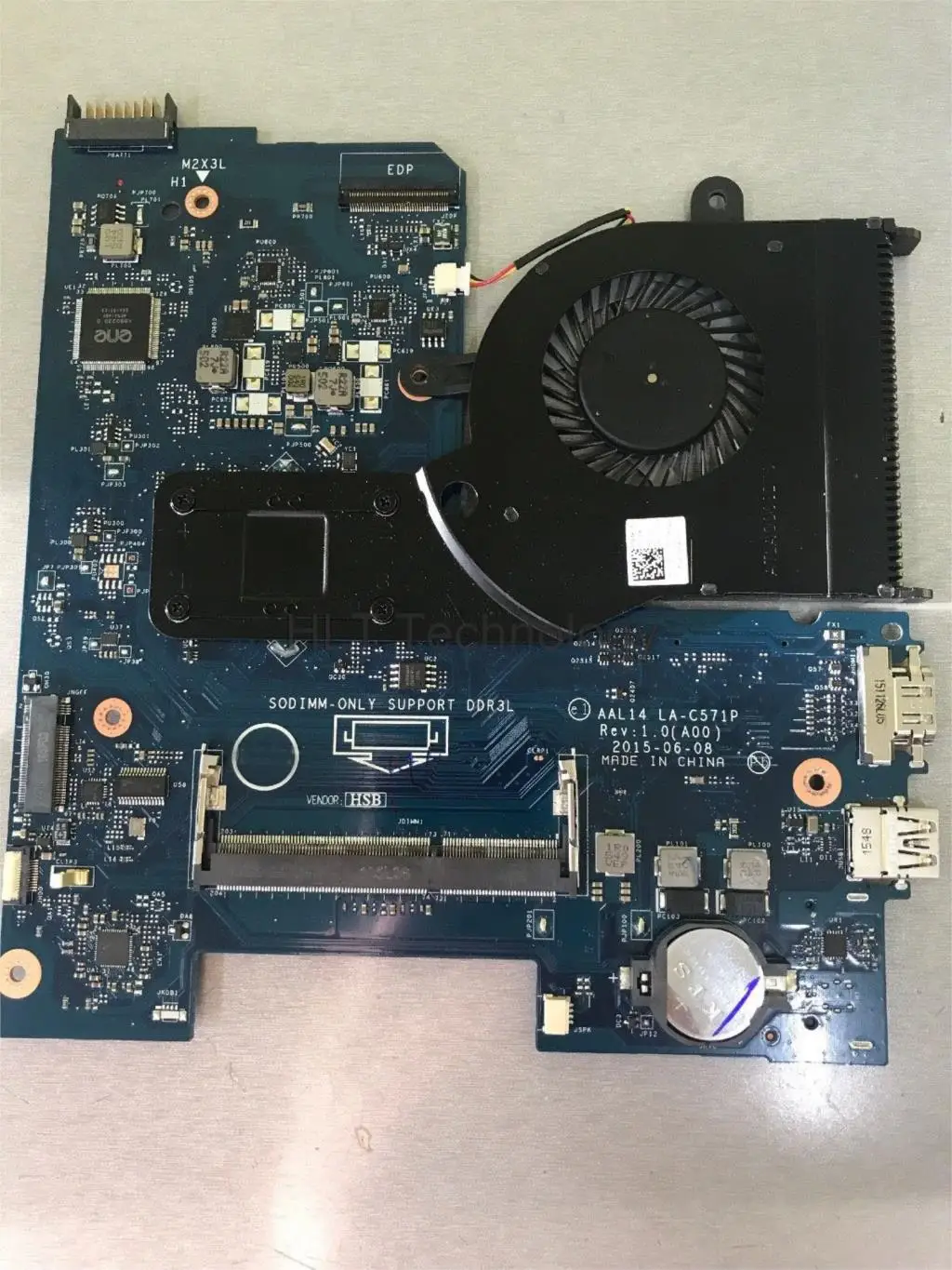 HOLYTIME اللوحة المحمول لديل 15 5000 5552 ALL14 LA-C571P CN-0F77J1 0F77J1 DDR3L SR29E N3700 CPU 100% اختبار بالكامل