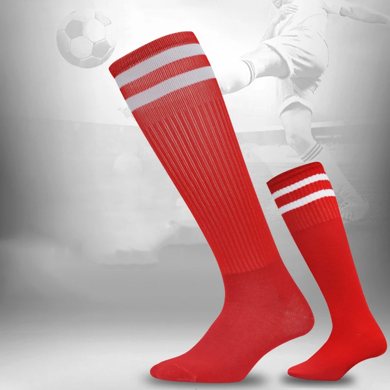Brothock Adult children soccer socks Men stockings thin section skid training stockings summer knee socks cheer leading