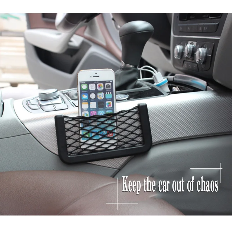 

Universal Car Storage Bag Mesh Back Cargo Truck Storage Organizer Net SUV Interior Accessories Pock