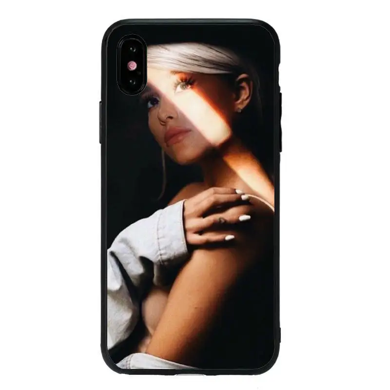 Ariana Grande ультра тонкий мультфильм шаблон Мягкий ТПУ черный чехол для телефона для iPhone 5X6 Plus 7 8 Plus XS MAX XR 10 1111Pro MAX 11Pro - Цвет: TPU