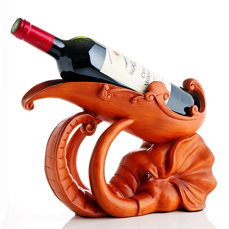 The new rich elephant wine racks wine rack rack Wine resin wine holder JJ51holder gpsholder