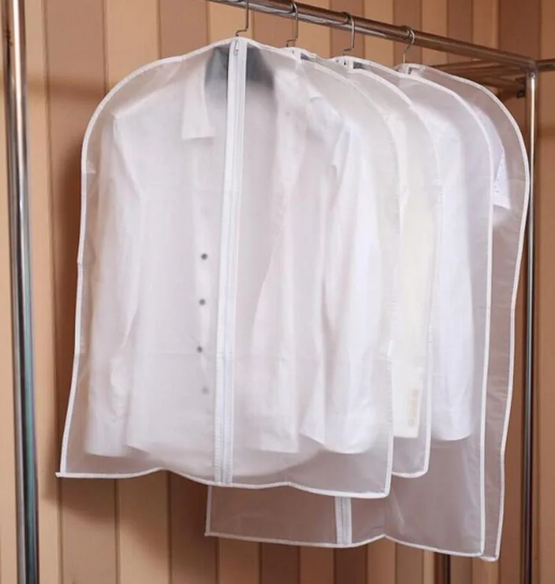 Официальный 1 шт. прозрачный шкаф для хранения сумки Ткань висячие одежды костюм пальто пылезащитный чехол