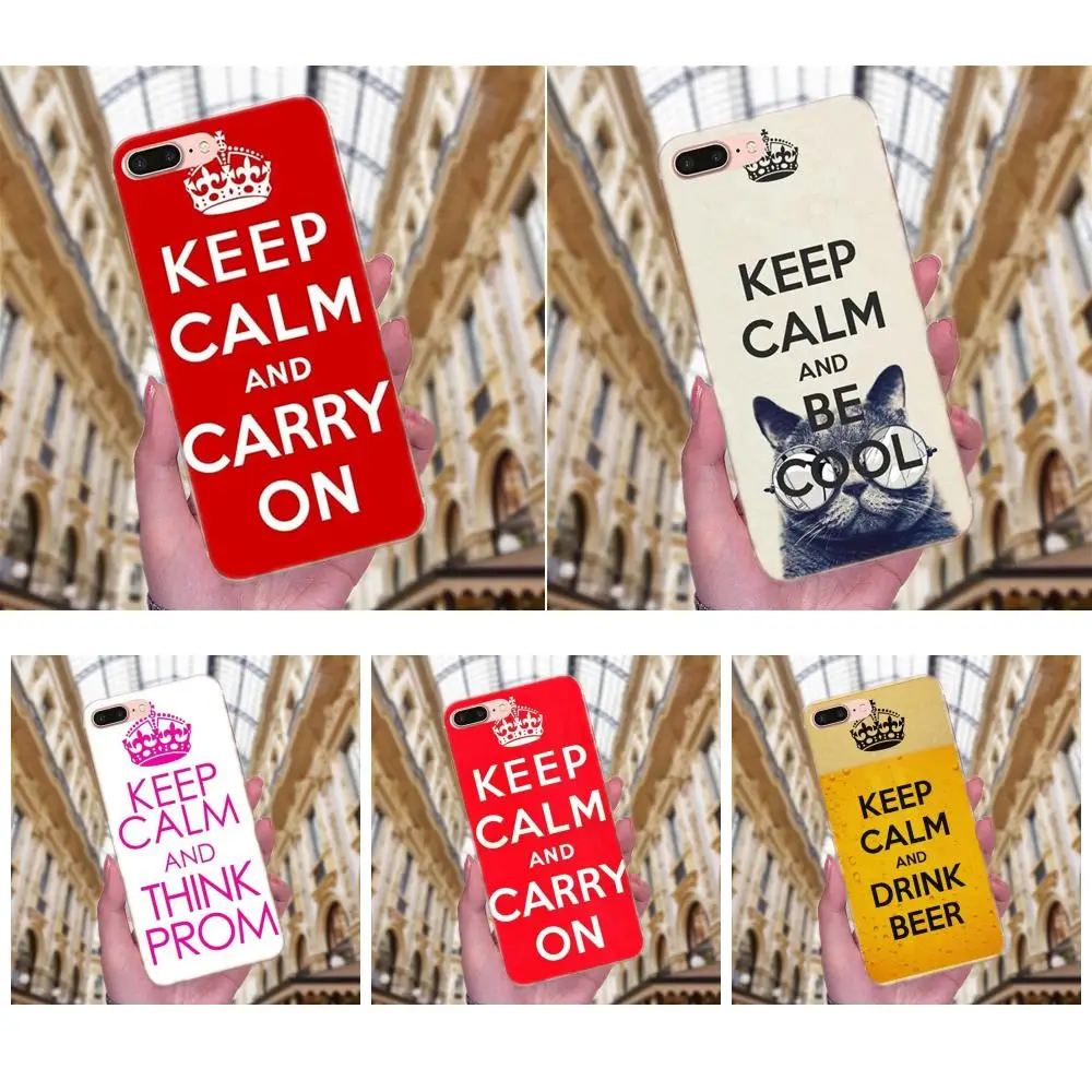 Надпись Keep Calm для Huawei Honor 4C 5A 5C 5X 6 6C 6A 6X 7 7X 8 9 V8 V10 Y3II Y5II Y6II G8 P7 Play Lite | Мобильные
