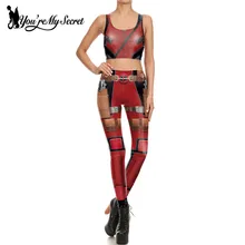 [You're My Secret] один комплект, супергерой, робот, броня, комикс, косплей, тонкие леггинсы для женщин, Femme Mujer, леггинсы для тренировок, Прямая поставка