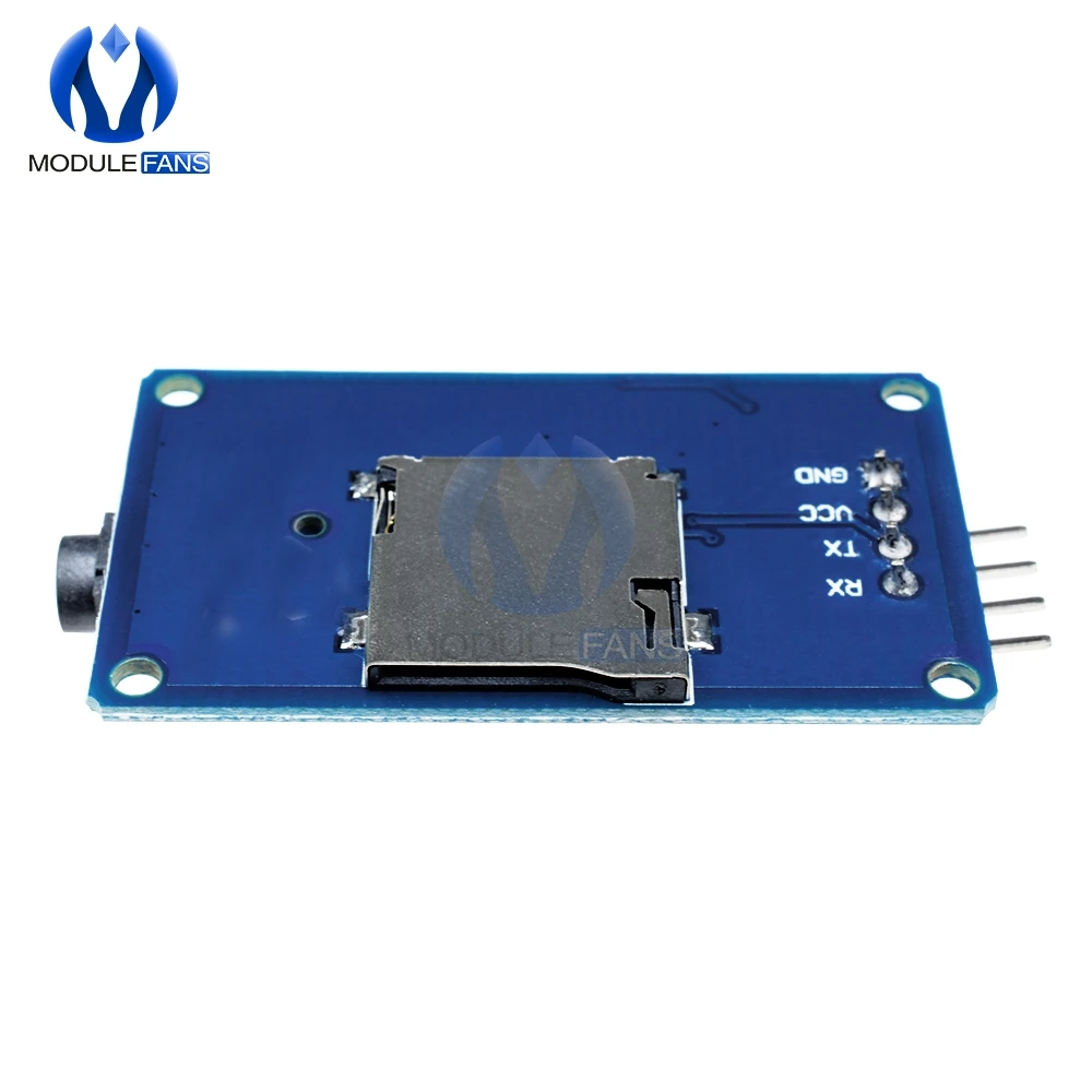 Последовательный модуль музыкального MP3 плеера YX5300 UART для Arduino AVR ARM PIC CF Micro SD SDHC