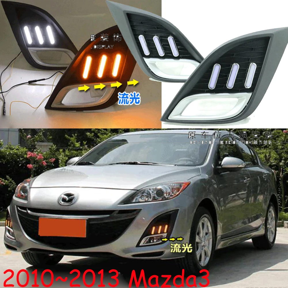Один комплект 2011 ~ 2013y для mazda3 mazda 3 дневсветильник ры светодиодный ные ДХО Mazda3