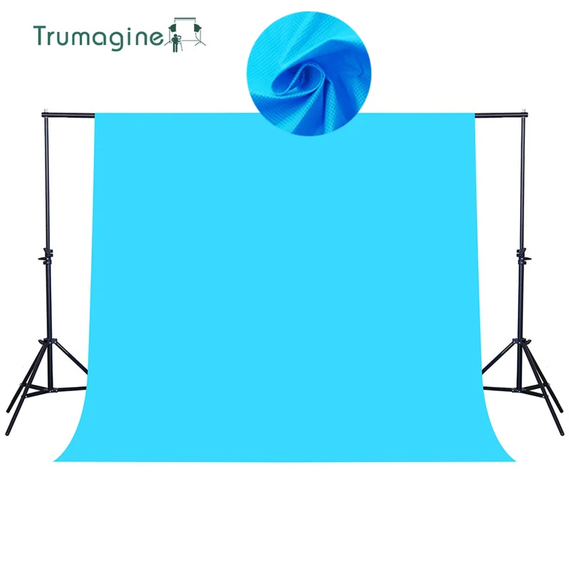 

1.6*4M/5.2*13Ft Blue Shoot Screen PHOTO BACKGROUND Backdrop Non Woven Chroma key Background For Fotografia Photography Studio