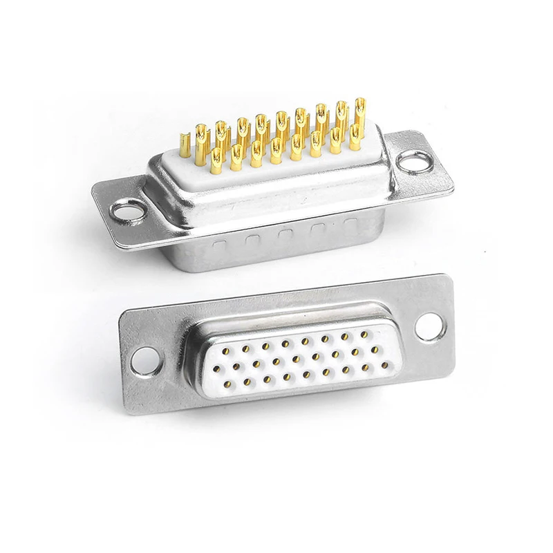 26 Pin D SUB DB26 серийный Мужской Разъем позолоченный медный прямой ножной разъем 3