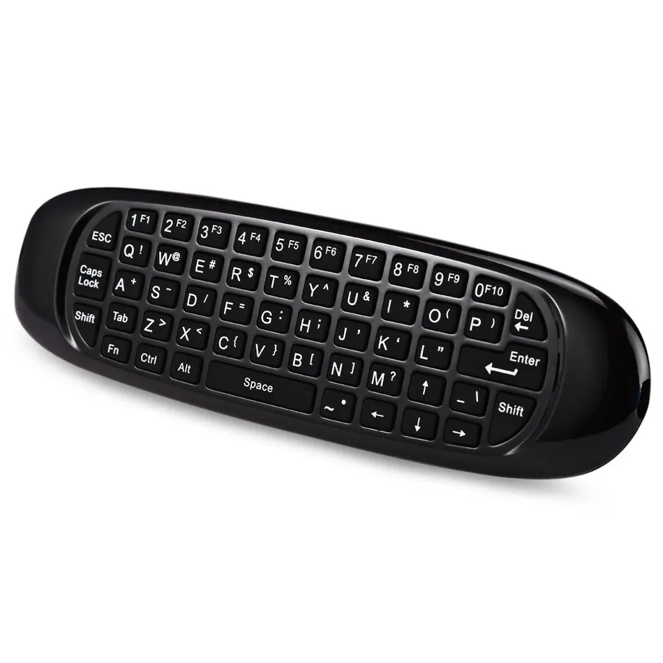 TK668 Беспроводной гироскоп Fly Air Мышь игры полный QWERTY клавиатура Android Перезаряжаемые клавиатура с ТВ Функция пульта дистанционного