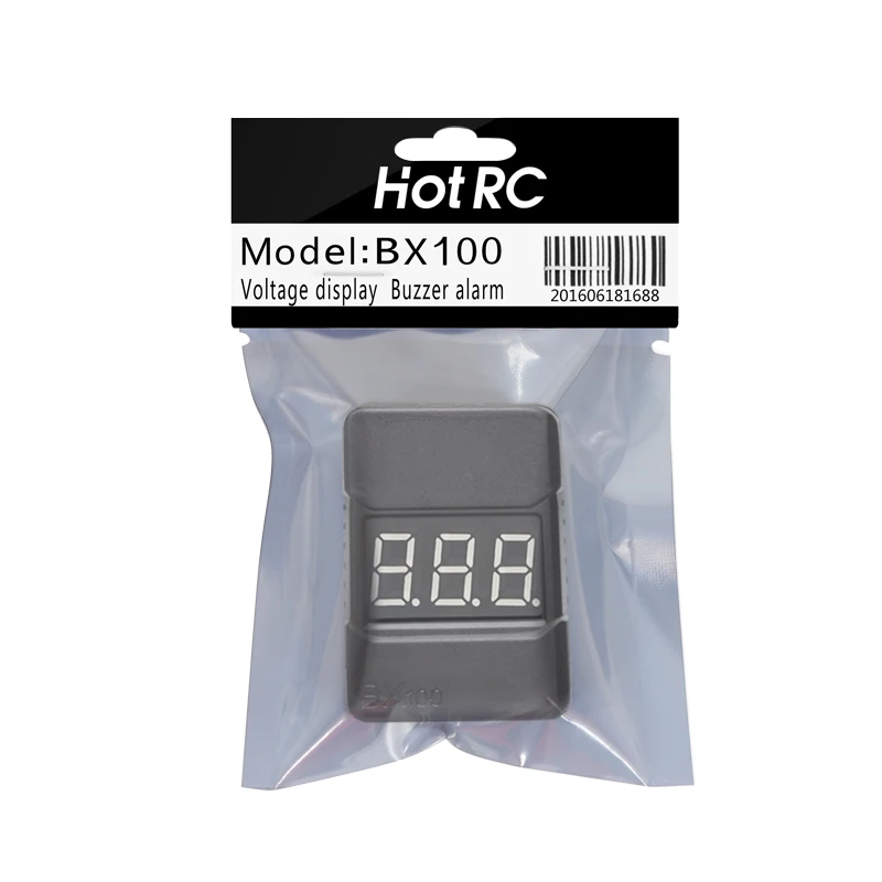 HotRc BX100 1 8S Lipo тестер напряжения батареи/Сигнализация низкого напряжения/Проверка
