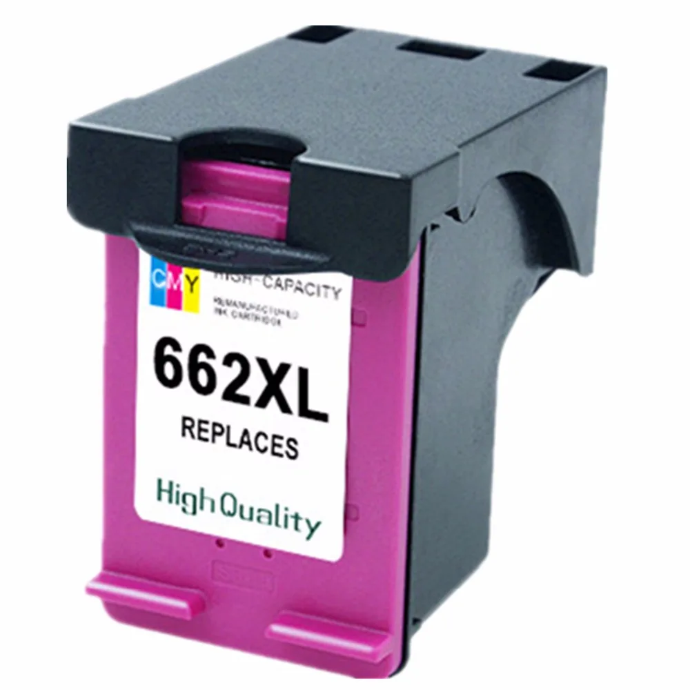 Восстановленные чернильные картриджи для HP662 XL 662XL HP662XL Deskjet Advantage 1515 2515 2545 2645 3515 3545