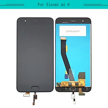 

Tested 1pcs display For Xiaomi Mi6 Mi 6 LCD Display with touch Screen Assembly with fingerprint Replacement Free Shipping