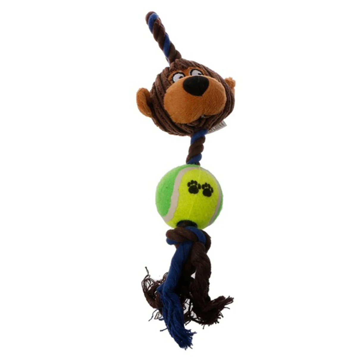 Практичные хлопковые канаты теннисный мяч плюшевые игрушки для собак Домашние Игры Обезьяна интерактивный звук жевания игрушки
