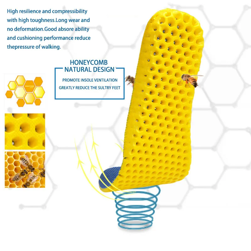2 пары унисекс ортопедический дышащий запоминающие стельки из пенки дезодорант шок подушка обувь колодки стельки в кроссовках обувь аксессуары