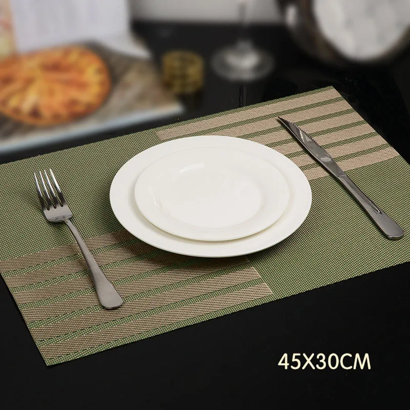 6 pcs set modern west pvc dining table placemat kitchen tool tableware pads coaster coffee tea place mats ls - Kitchen Table Mats 6 pcs set modern west pvc dining table placemat kitchen tool tableware pads coaster coffee tea place mats ls - Kitchen Table Mats
