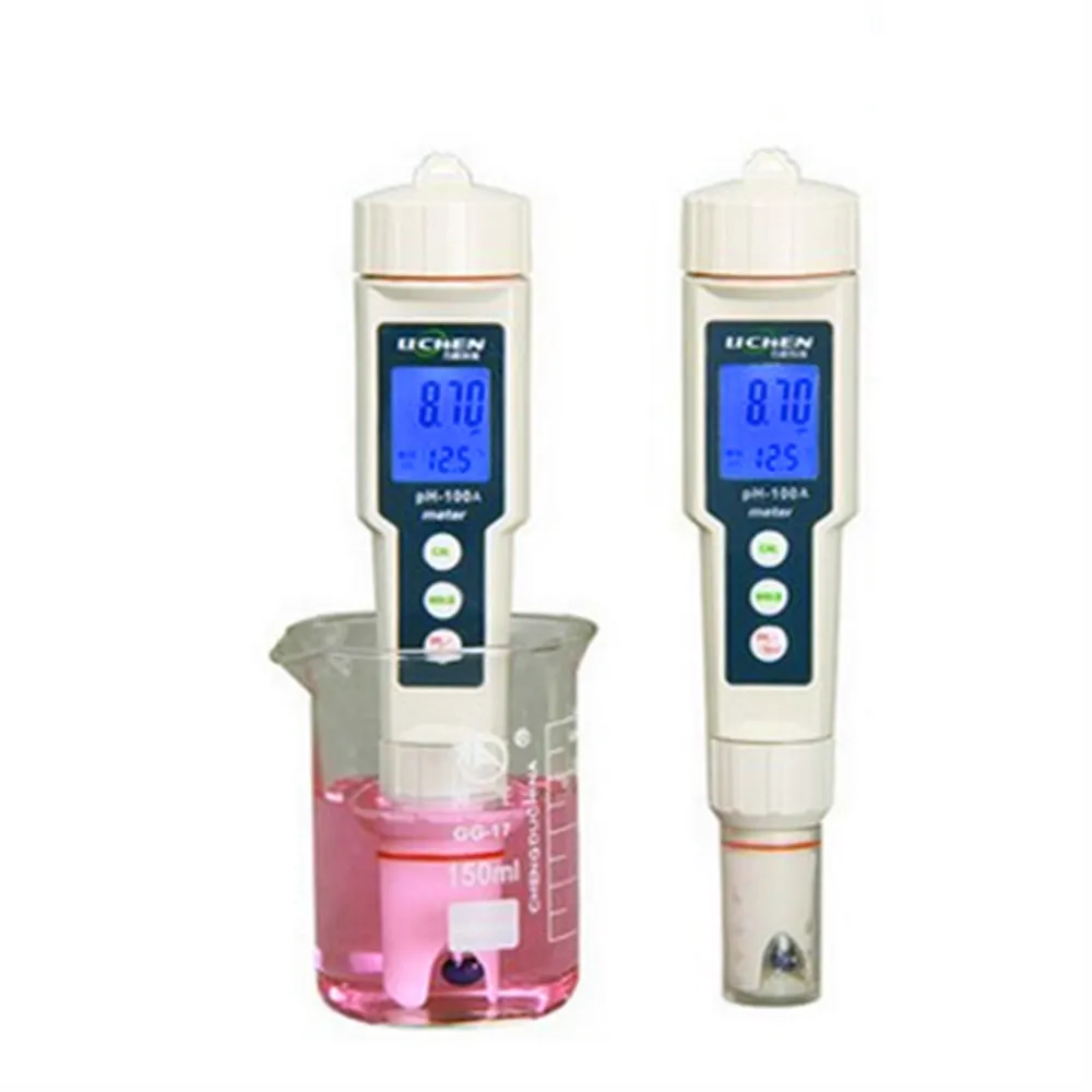 

1 Pc Portable Digital PH Meter High Precision PH-100 Accuracy 0.01 Waterproof With LED Display Fash Tank Water Quality Test