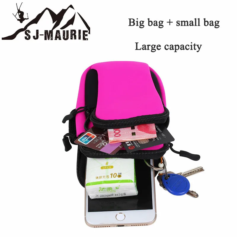 Sports Gym Armband Bag Case Running Exercise Arm Band Pouch for IPhone X 8 8P / 7/8/6/X Samsung S9 S8 Plus Sport Accessories