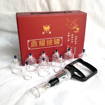 

10 pcs vacuum Cupping set acupuncture massage blood circulation stasis cupping set health massage cup
