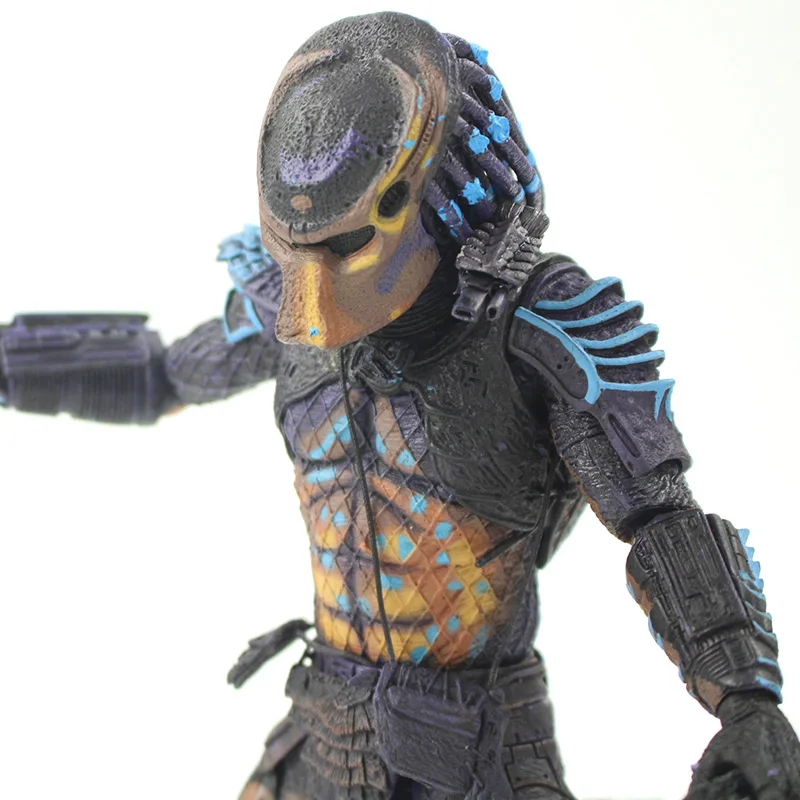 20-22 см NECA фигура хищника игрушки инопланетяне против Хищника бетон джунгли Охотник демон с оружием 30-летие ПВХ Модель Куклы