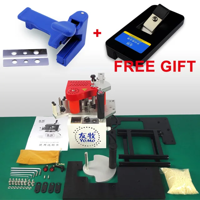 Portable Edge Bander Adjustable Speed Control Edge Banding Machine doule glued 220V/110V