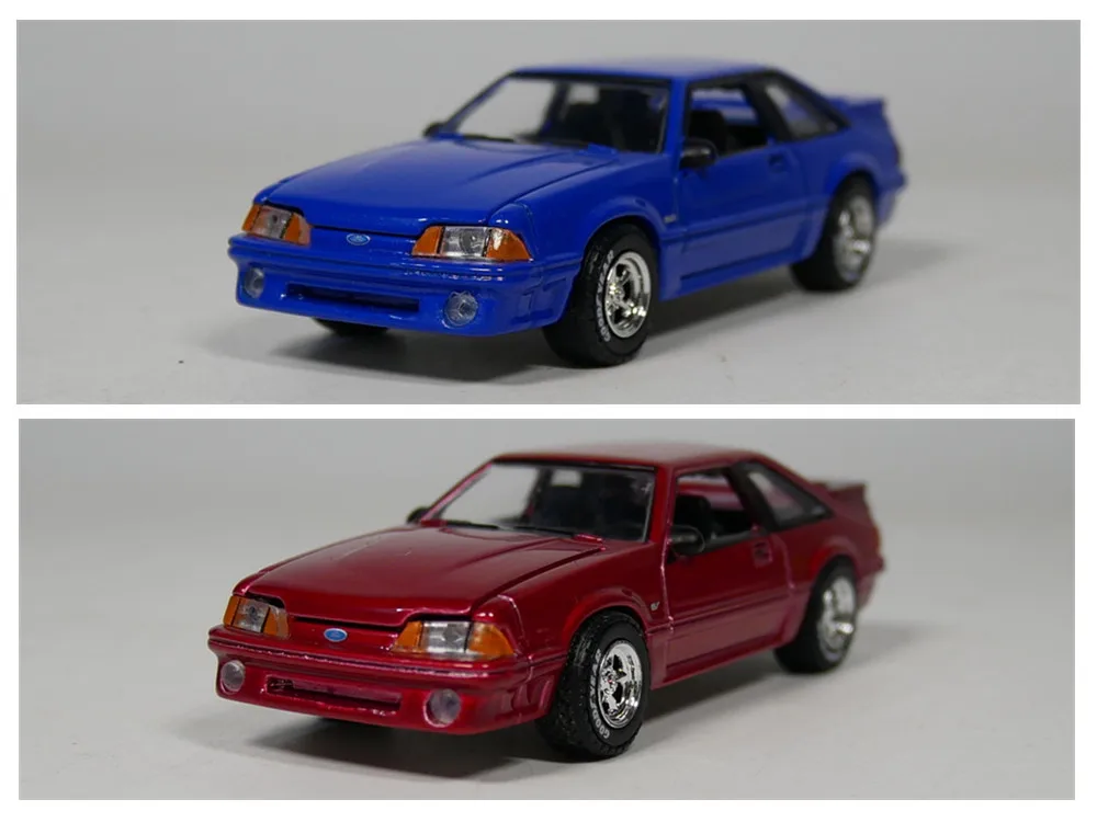 Авто ИНН-Greenlight 1: 64 1991 Ford Mustang литья под давлением модель автомобиля