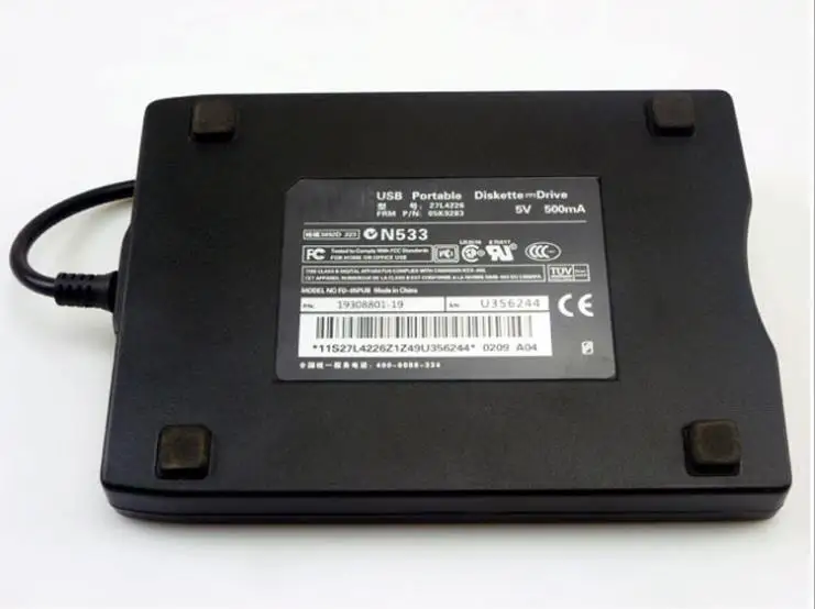 100 قطعة/الوحدة 1.44 ميجابايت 3.5 ''USB الخارجية المحمولة مرن محرك أقراص مع التجزئة حزمة مربع