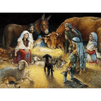 

DIY Diamond Painting Religion Jesus Wall Decoration Full Diamond Rhinestone Diamond Embroidery Mosaic Cross Stitch Portrait