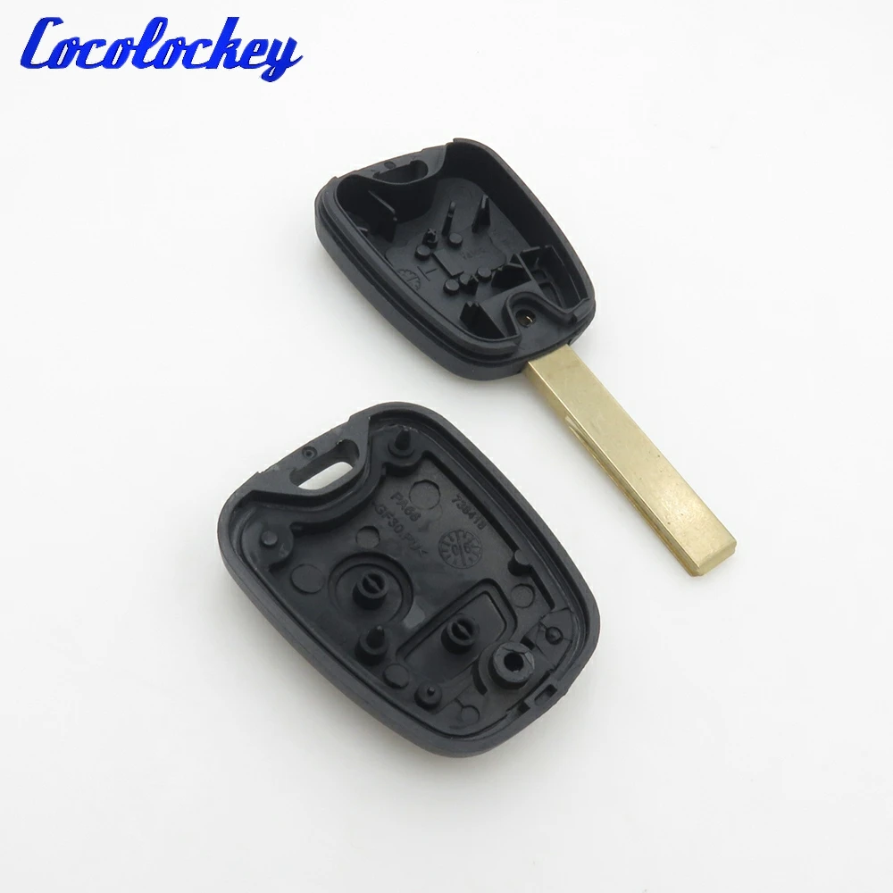 Cocolockey 2 кнопки удаленный Корпус ключа для Peugeot 307 Ключи автомобиля пустой ключ