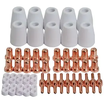 

ESAB/L-TEC PT-31 JG-40 WSD-LG40 Plasma Electrode Tips Nozzle Extended Shroud Shield Cup Kit Fit CUT50D 50 40 PlasmaCutter 200pcs