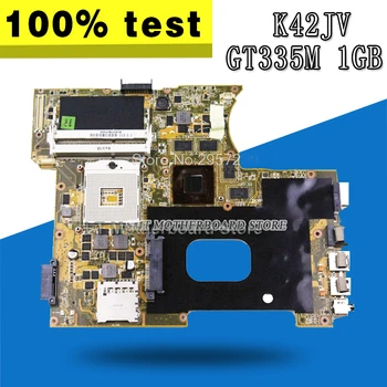 

K42JV Motherboard GT335M 1GB REV2.2 For Asus A42J X42J K42J Laptop motherboard K42JV Mainboard K42JV Motherboard test 100% OK