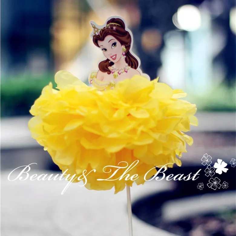 

12''High Jasmine Princess Cake Toppers Cake Accessory Dessert Party Supplies Birthday Party Decorations Kids Baby Shower