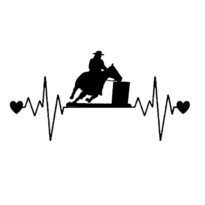 Download 20cm*10cm Barrel Racing Lifeline Car Sticker Fashion Car ...