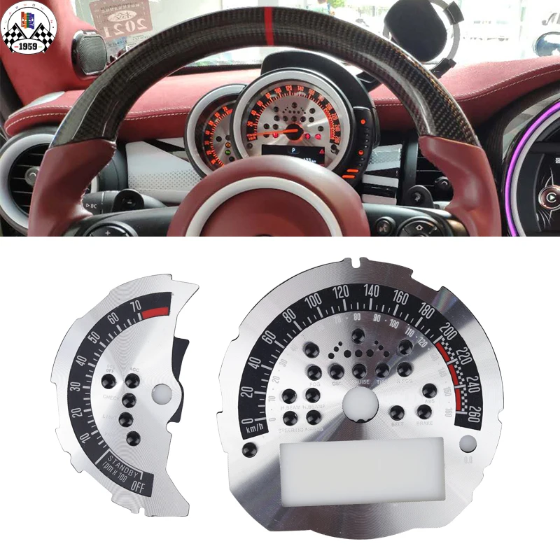 Новый стикер лазерного тахометра и Speedmeter для Mini Cooper F55 F54 F56 F57 F60 (2