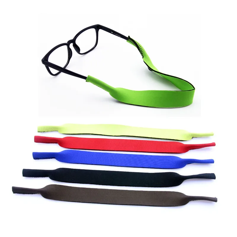 

Wholesale 20pcs Spectacle Glasses holder strap Sunglasses Neoprene cord Head Band Floater chains Stretchy holder