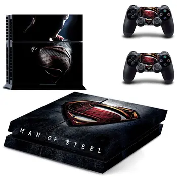 

ps 4 Sticker PS4 Skin of MAN OF STEEL for Sony PS4 PlayStation 4 and 2 controller skins