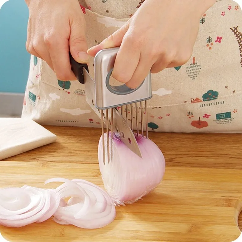 Easy-Onion-Holder-Slicer-Vegetable-Fruit-Tools-Tomato-Clever-Cutter-Stainless-Steel-Kitchen-Gadgets-No-More