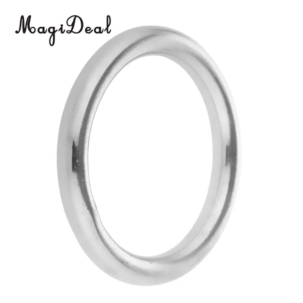 MagiDeal Multi-purpose 304 Stainless Steel Welded O Ring for Hand Bag Webbing Marine Boat DIY Hardware Accessories