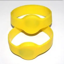 100 шт./лот силиконовые 125 кГц EM4100 Водонепроницаемый бесконтактная смарт-карта часы Тип 125 кГц наручный браслет с технологией радиочастотной идентификации для доступа Управление