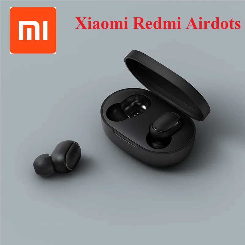 

Newest Xiaomi Redmi AirDots True Wireless Bluetooth 5.0 Headset Mini Earphones Auto Charging Box Redmi Airdots