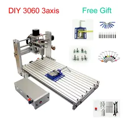 Мини фрезерный станок с ЧПУ 3060 DIY гравировальный станок мм 600*300 мм рабочая зона с USB портом