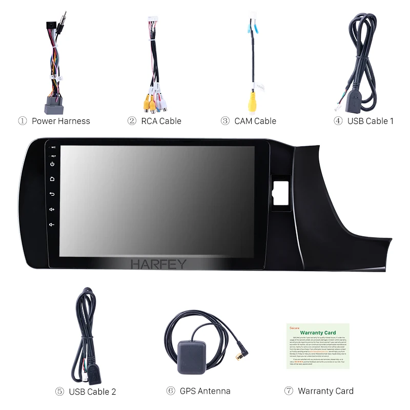 Harfey для HONDA Amaze RHD 2018 2019 Android 8 1 сенсорный экран 9 "Bluetooth GPS стерео AUX WIFI Поддержка DAB +