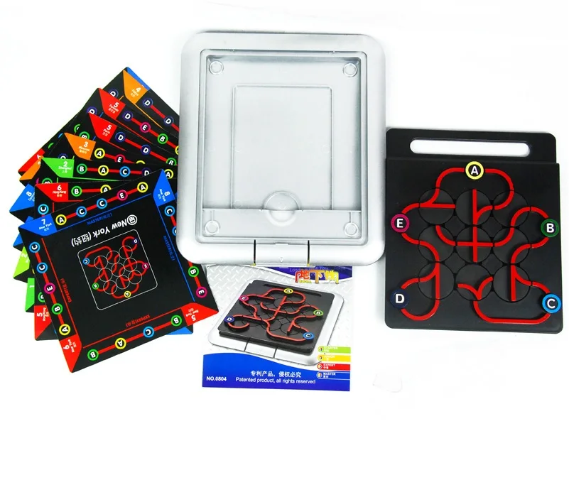 Обучающие игрушки Монтессори обучающая игра для детей 60 вызовов и 4 уровня сложности