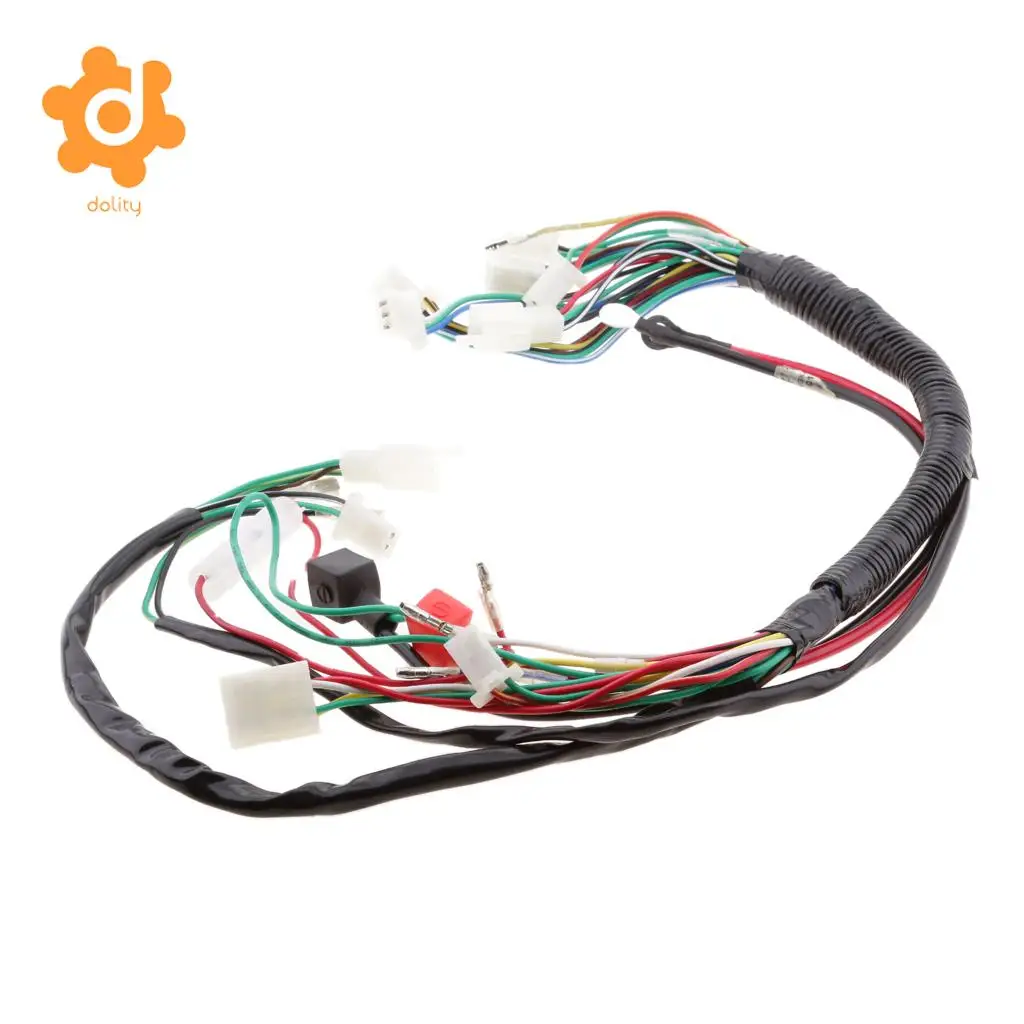 Electric Start Wiring Loom Harness for 110cc 125cc 250cc Pit Bike ATV Quad