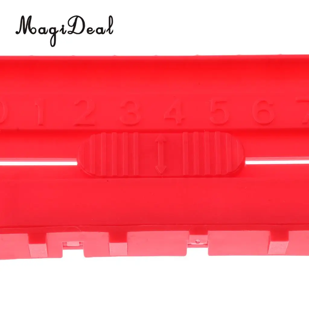 MagiDeal 2 Pieces 2-in-1 Air Hockey Table Accessories Goal Door Ball Stopper Score Counters Scorekeeper Red
