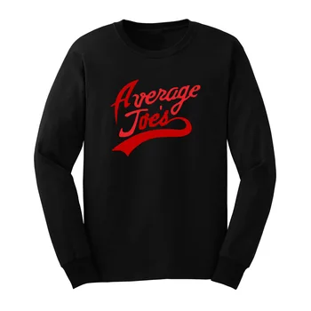 

Loo Show Mens Funny Dodgeball Team Jersey Joe's Long Sleeve Adult T-Shirts Casual Men Tee