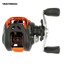YINGTOUMAN 2 шт./лот 11 BB 6,3: 1 Рыболовная катушка синий/оранжевое колесо левая/правая Рыболовная катушка для морской/речной/озерной рыбалки
