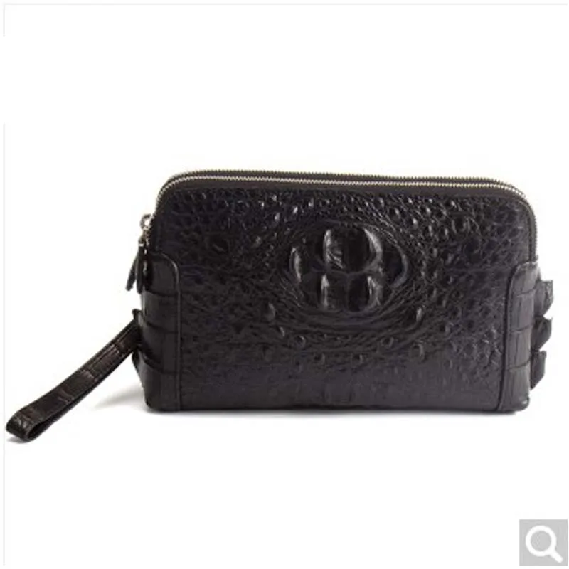 

nierkadeng crocodile Hand men clutch bag of high-end business hand bag multi-functional men bag
