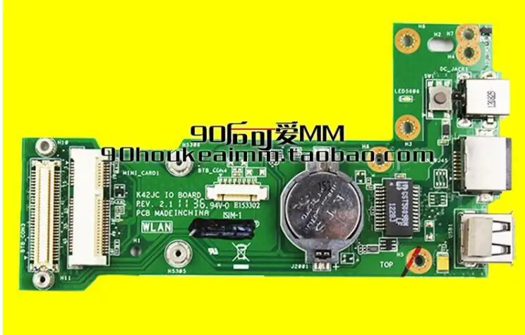 

FOR ASUS K42J K42JR K42D K42DR K42JC K42F X42J A42F DC JACK USB IO BOARD POWER