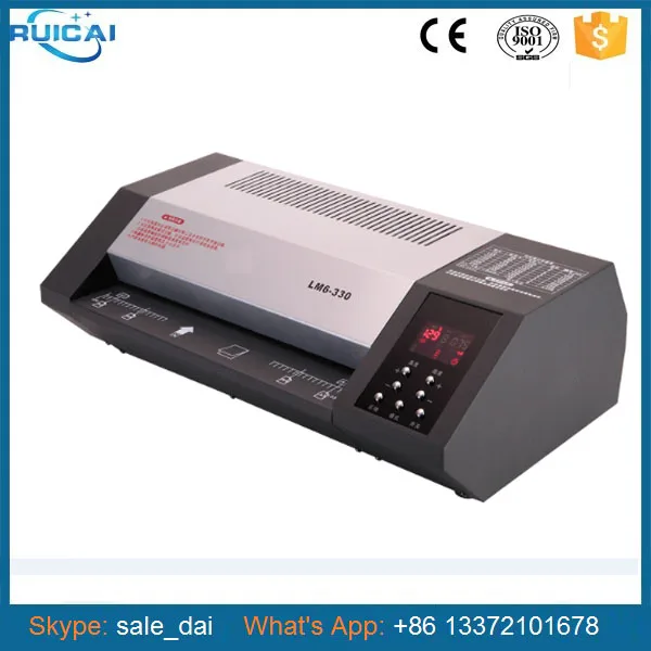

6 Rolls Pouch Hot and Cold Laminating Machine Laminator LM6-330