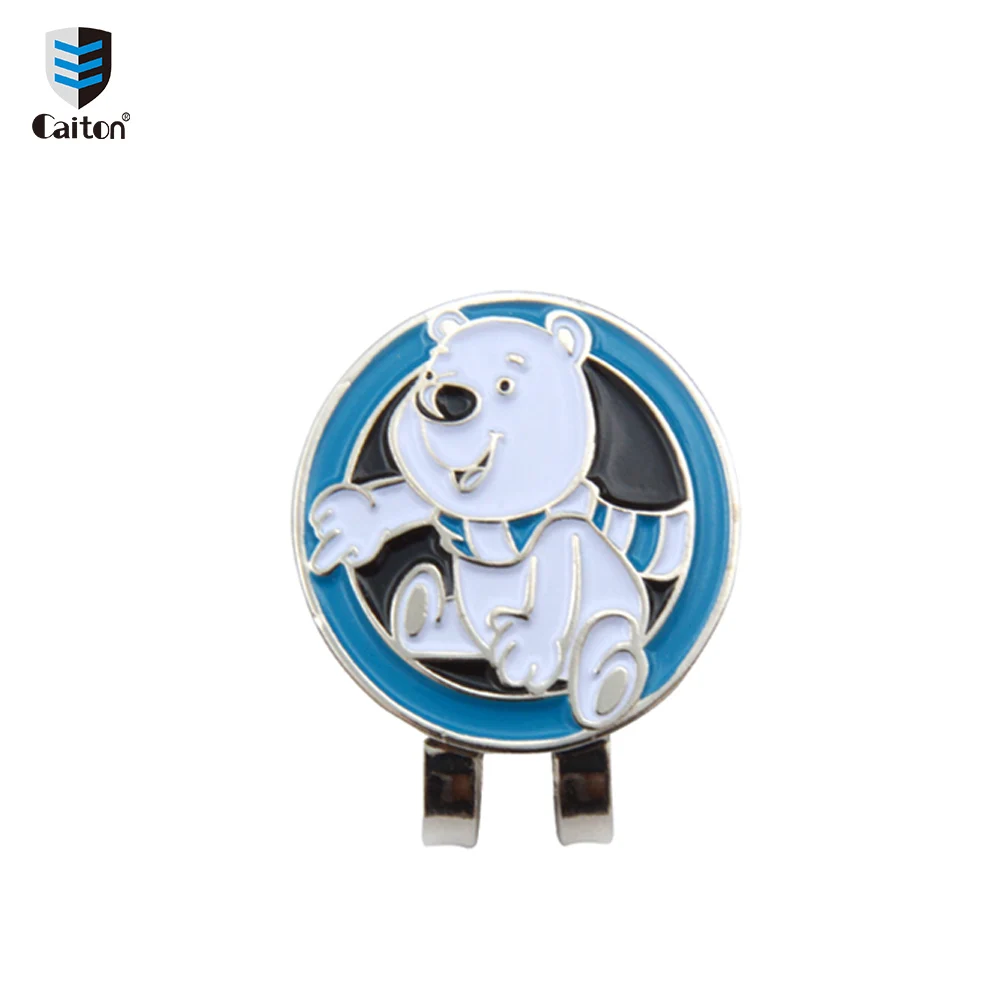 Caiton Cute animal Golf Ball Markers with Magnetic Hat Clip Golf Accessories